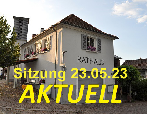 Bericht zur Ratssitzung am 23.5.23